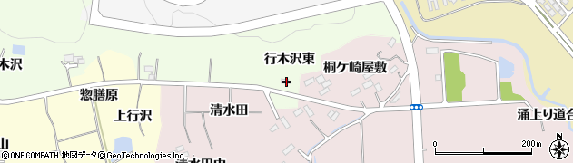 宮城県仙台市泉区根白石行木沢東4周辺の地図