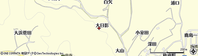 宮城県東松島市宮戸（大日影）周辺の地図