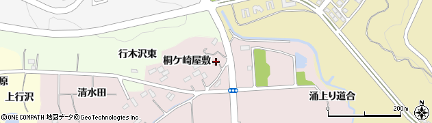 宮城県仙台市泉区実沢桐ケ崎屋敷1周辺の地図