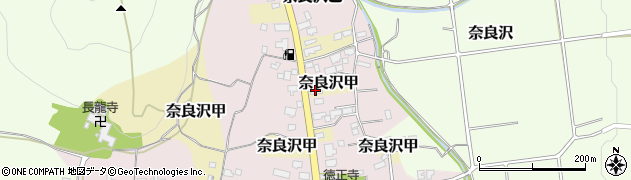 山形県天童市奈良沢甲115周辺の地図