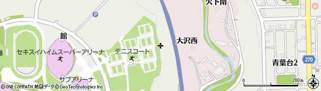 宮城県宮城郡利府町沢乙西沢北周辺の地図