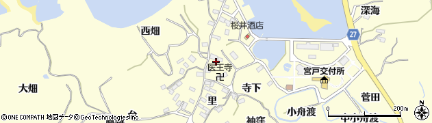 宮城県東松島市宮戸（里）周辺の地図