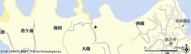 宮城県東松島市宮戸（大畑）周辺の地図
