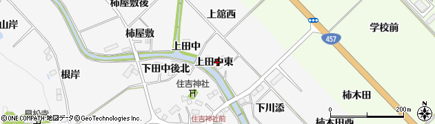 宮城県仙台市泉区西田中（上田中東）周辺の地図