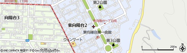宮城県富谷市東向陽台周辺の地図