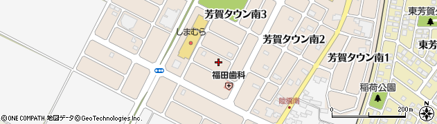 山形県天童市芳賀タウン南周辺の地図