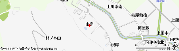 宮城県仙台市泉区西田中（山岸）周辺の地図