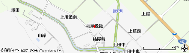 宮城県仙台市泉区西田中（柿屋敷後）周辺の地図