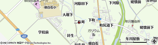 宮城県仙台市泉区根白石（二百刈）周辺の地図
