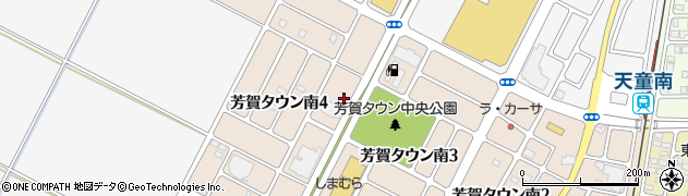 理容プラージュイオンモール天童前店周辺の地図