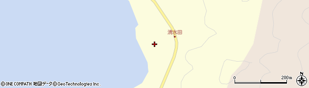 宮城県石巻市清水田浜イロミ周辺の地図