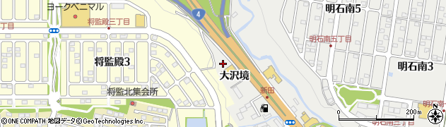 宮城県仙台市泉区七北田大沢境周辺の地図