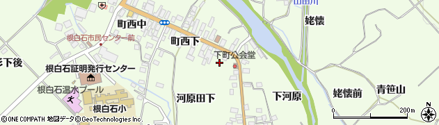 宮城県仙台市泉区根白石（町西下）周辺の地図