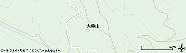 山形県朝日町（西村山郡）大暮山周辺の地図