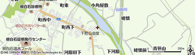 宮城県仙台市泉区根白石（下河原）周辺の地図