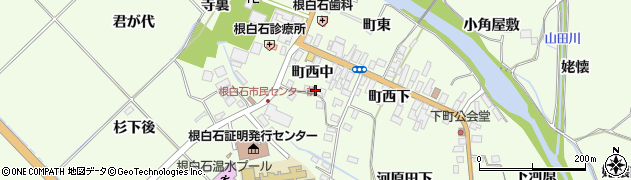 宮城県仙台市泉区根白石町西中11周辺の地図