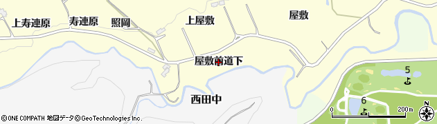 宮城県仙台市泉区福岡（屋敷前道下）周辺の地図