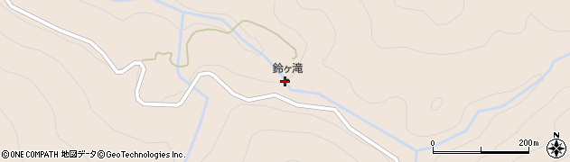 鈴ヶ滝周辺の地図