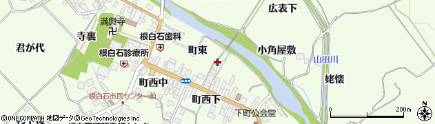 宮城県仙台市泉区根白石（町東）周辺の地図