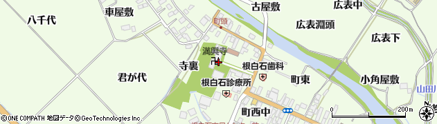 宮城県仙台市泉区根白石（町西上）周辺の地図