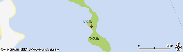 宮城県東松島市宮戸築島周辺の地図