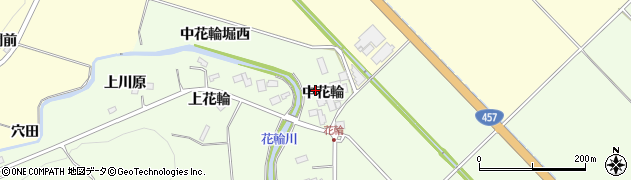 宮城県仙台市泉区根白石（中花輪）周辺の地図