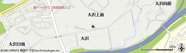宮城県仙台市泉区七北田大沢上前周辺の地図