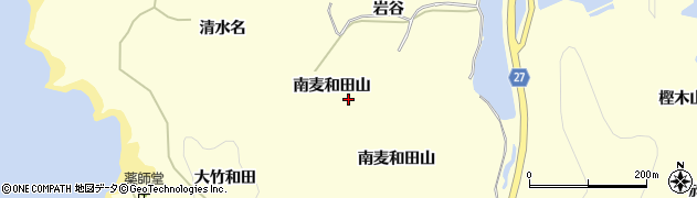宮城県東松島市宮戸（南麦和田山）周辺の地図