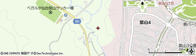 宮城県仙台市泉区根白石（銅谷的場）周辺の地図