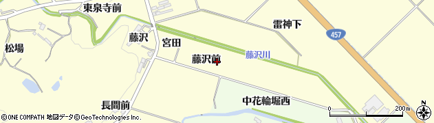 宮城県仙台市泉区福岡藤沢前周辺の地図