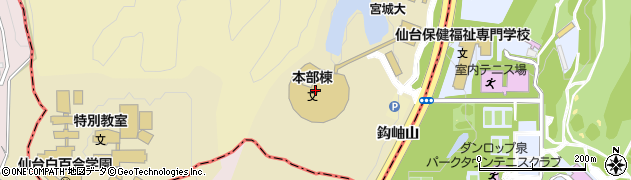 宮城大学　レストラン周辺の地図