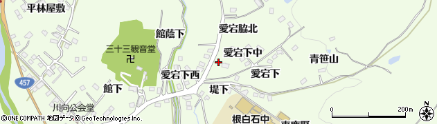 宮城県仙台市泉区根白石愛宕下中周辺の地図