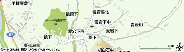 宮城県仙台市泉区根白石（愛宕下中）周辺の地図