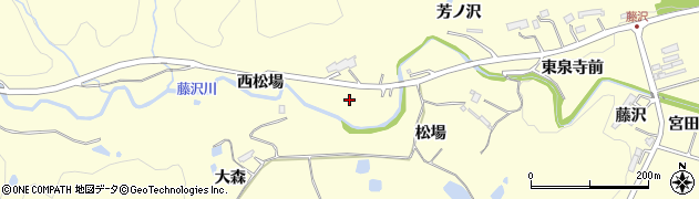 宮城県仙台市泉区福岡西松場周辺の地図