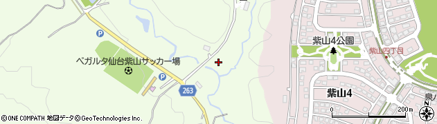 宮城県仙台市泉区根白石（銅谷堤下）周辺の地図