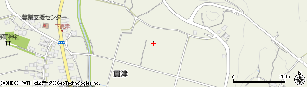 山形県天童市貫津周辺の地図