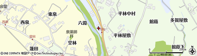 宮城県仙台市泉区朴沢（細田）周辺の地図