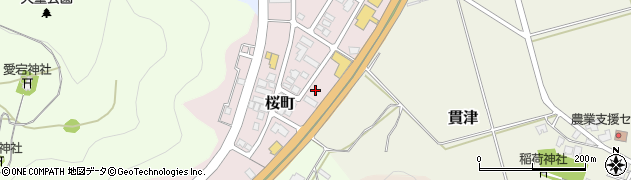 山形県天童市桜町10周辺の地図