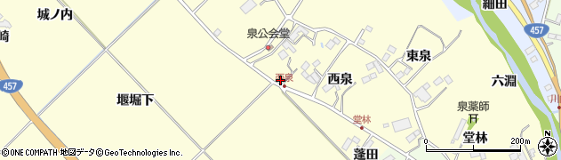 宮城県仙台市泉区福岡石田周辺の地図