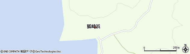 宮城県石巻市狐崎浜周辺の地図