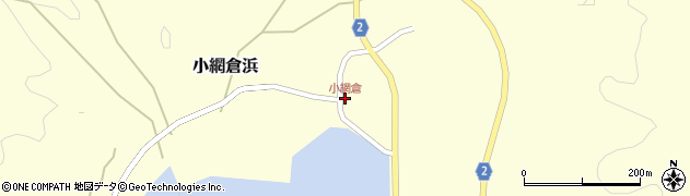 小網倉海岸周辺の地図