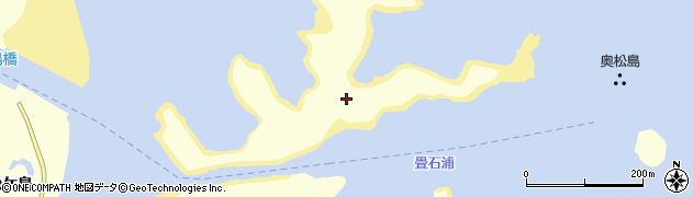 奥松島周辺の地図