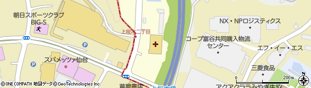 ヤマダデンキテックランド仙台富谷店周辺の地図