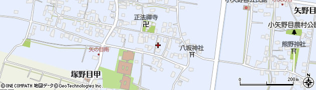 山形県天童市矢野目205周辺の地図