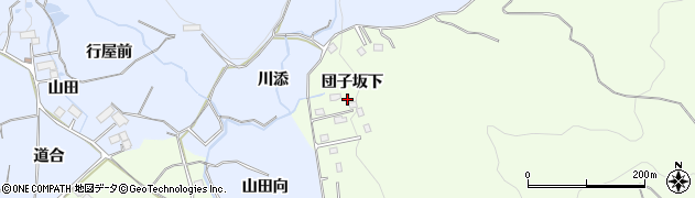 宮城県仙台市泉区根白石団子坂下14周辺の地図