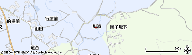 宮城県仙台市泉区朴沢（川添）周辺の地図