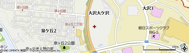 宮城県仙台市泉区七北田（大沢大ケ沢）周辺の地図