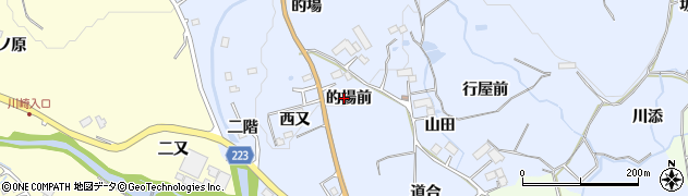 宮城県仙台市泉区朴沢（的場前）周辺の地図