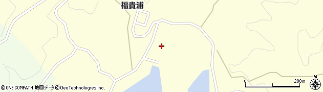 宮城県石巻市福貴浦（小田浜）周辺の地図