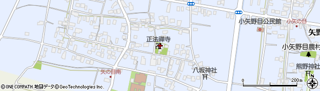 正法禪寺周辺の地図